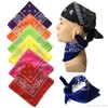Boolavard Bandana Head Scarf Patterned Paisley Pattern - 100% Cotton