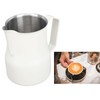 Milk Frother Cup 350ml 304 Stainless Steel Pointed Mouth Foaming