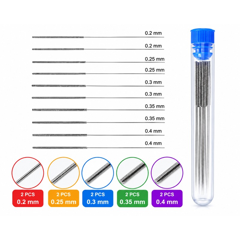 3D Printer Nozzle Cleaning Needle Kit for Clog Removal –