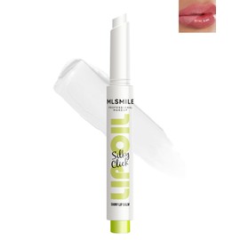 Lip Glossy Balm, Glow Reviver Fat Lip Oil Slick Click,Clear Lip Moisturizer,Lightweaight Transparent Solid Lip Gloss,Longlasting Hydrating Non Sticky Lipstick,Glossier Lip Balm Lip Makeup for Women-01