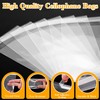 Miraclekoo 100 Pcs Popsicle Bags, Clear Self Sealing Cellophane bag