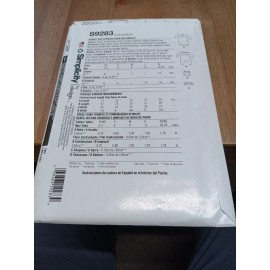 Simplicity 9283 A Pattern  Infants' Gown Jumpsuit, Hat Booties Sz XS-XL Uncut