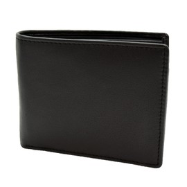 VERAPELLE Men's Bifold Wallet, black