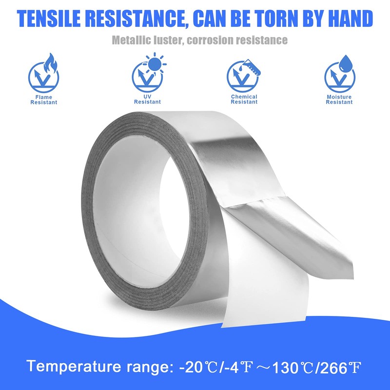 Romeda Aluminum Foil Tape, 2 inch x 65 Feet Foil
