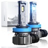 WAIXINGREN H8 H9 H11 Led Headlight Bulb, 26000LM 600% Brightness