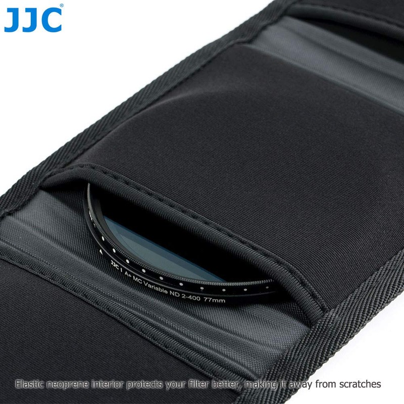 JJC Camera Filter Case Foldable Storage Wallet Pouch for UV