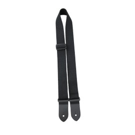 Perris PCWS156897 Cotton Ukulele Strap, Black