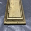 UNFINISHED STAMPED BRASS 9” LONG X 3” WIDE RECTANGLE BACK