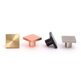 The Hairpin Leg Co. [HLC] Furniture Knobs - Modern Furniture Hardware - Cupboard Cabinet Handles Drawer Pulls [30mm/Satin Copper]