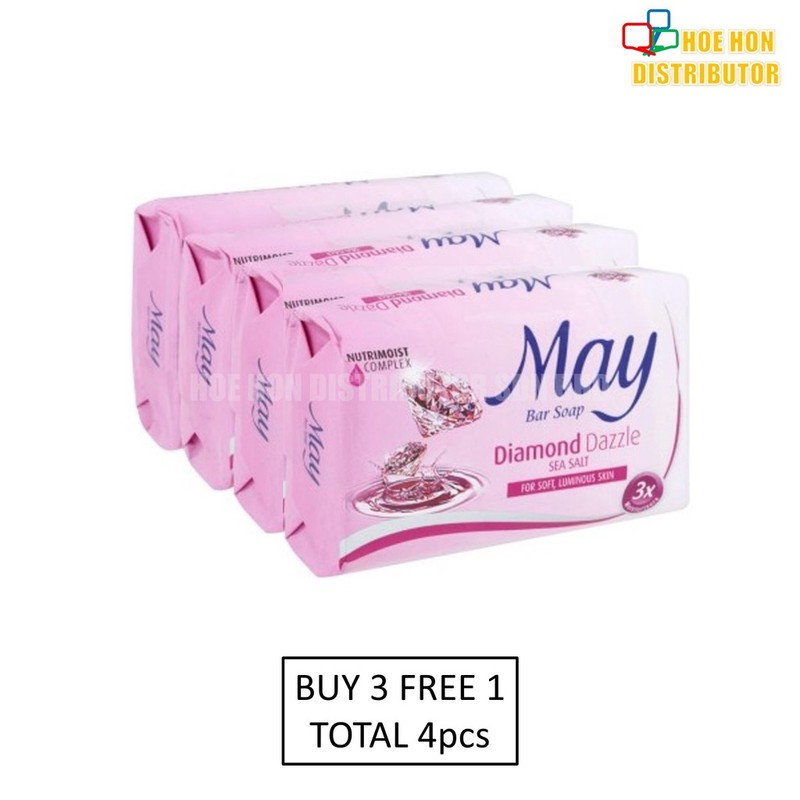 May Bar Soap 75g x 4pcs White Radiance Milk Luxury