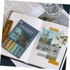 TEHAUX 3sets Retro Floral Memo Pad Convenient Tearable Sticker Notepads