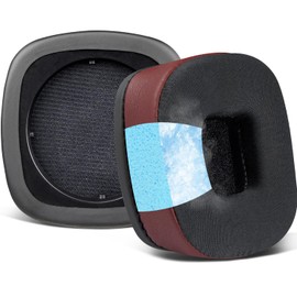 SOULWIT Cooling Gel Replacement Ear Pads Cushions for Marshall Major I/II/III/IV/V ANC Bluetooth Wireless/Wired Headphones, for Major 1/2/3/4/5 Headset, Earpads with Noise Isolation Foam - Burgundy