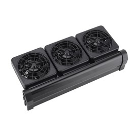 Fish Tank Cooling Fan System Mini Adjustable Wind Speed Aquarium Water Cooling Fan for Aquarium Chillers CN Plug, US Plug WW F3 Three Head