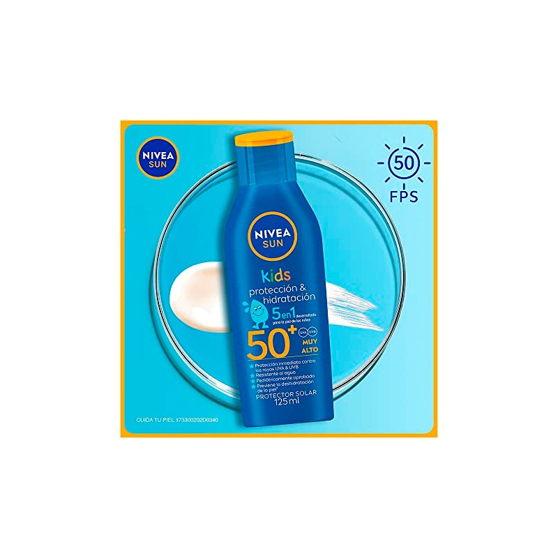 Protector Solar NIVEA SUN Kids FPS 50 Sunscreen Lotion SPF