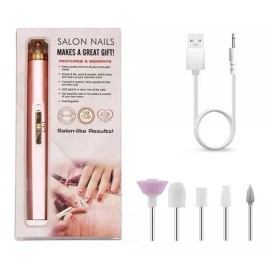 BMDG Pulidor De Uñas Recargable Usb Profesional 5 Puntas Luz Lima