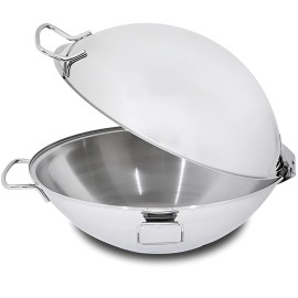 Silampos Stainless Steel Cataplana Food Steamer Pot, Made In Portugal - 14.17" - 36 cm