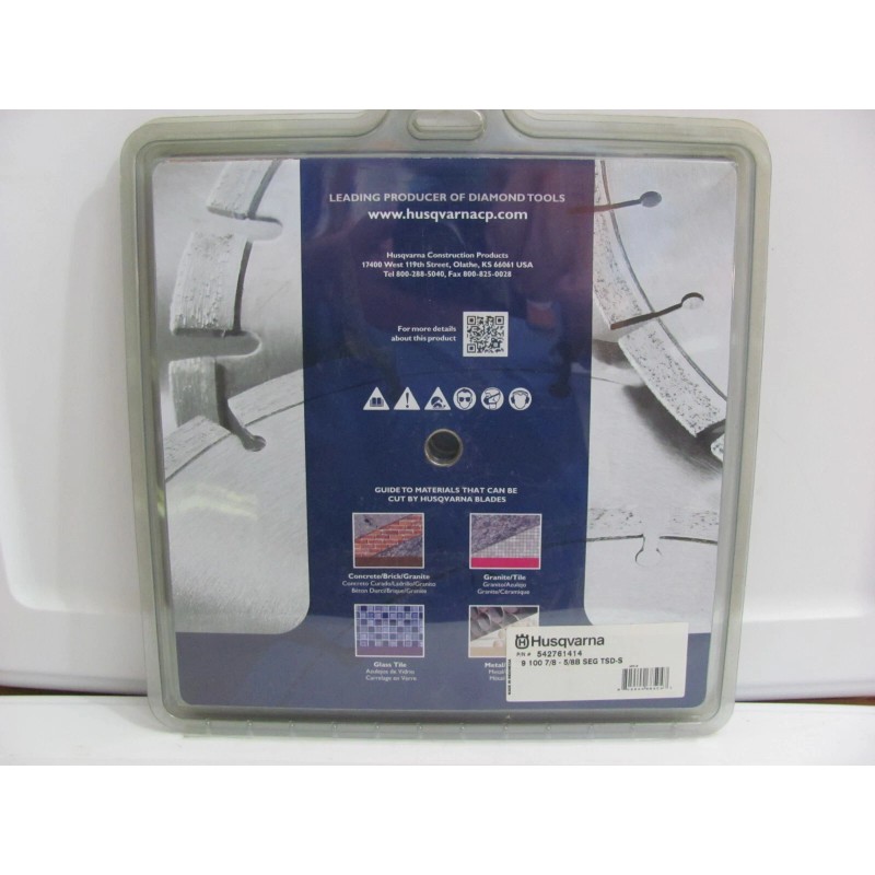 Husqvarna TSD-S Drill Disc 9" Segmented Diamond Blade For Concrete