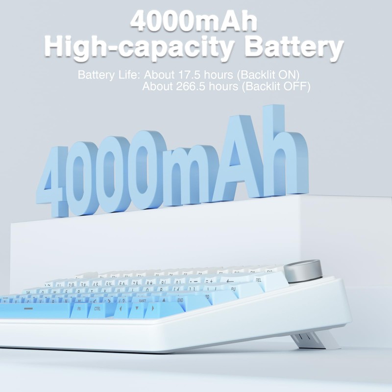 AULA F75 Pro Wireless Mechanical Keyboard,75% Hot Swappable Custom Keyboard,RGB