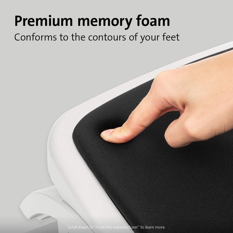 Kensington Foot Rest For Under Desk At Work, Smartfit Comfort