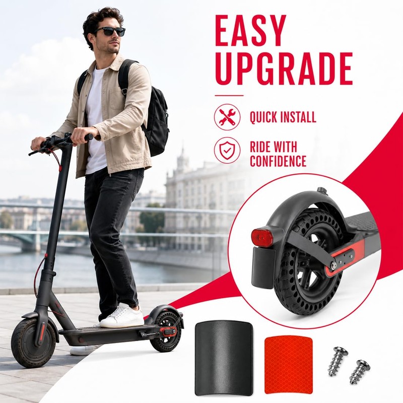 UWJOWP Supporto per Targa Monopattino, Porta Targa Resistente, Portatarga Universale