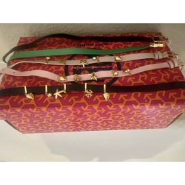 tory burch NWT Tory Burch Leather Double Wrap Logo Stud Bracelet