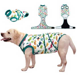 Recovery Suit for Dogs After Surgery, Dog Recovery Suit Female Male after Neutering, Dog Spay Surgical Recovery Suit Female Substitute Cone & E-Collar, Dog Onesie for Surgery Abdominal Wounds Bandages