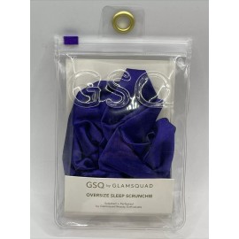 GSQ by Glamsquad New GSQ By Glamsquad Oversized Satin Sleep Scrunched 44769 Satin Purple