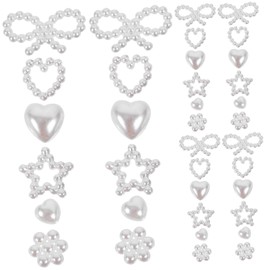 Ipetboom 1Set Stylish DIY Nail Patches Manicures Pearl Decorations for Unique Nail Designs for Parties and Special Occasions