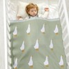 DovFanny Baby Blanket 100% Cotton Knitted Soft Blanket for Newbron