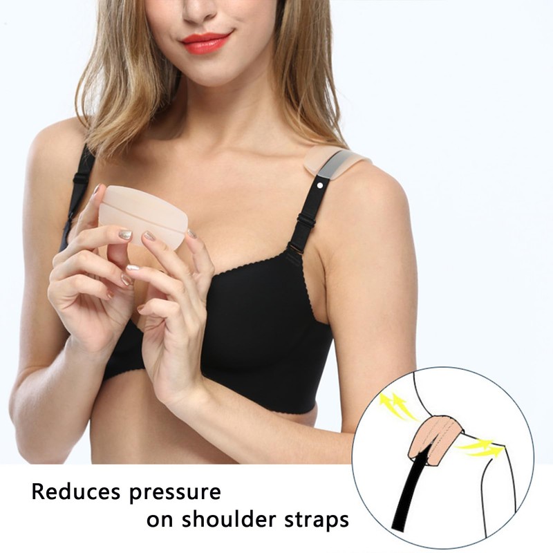 TAIKULE Bra Strap Holders - Silicone Shoulder Pad Cushions in