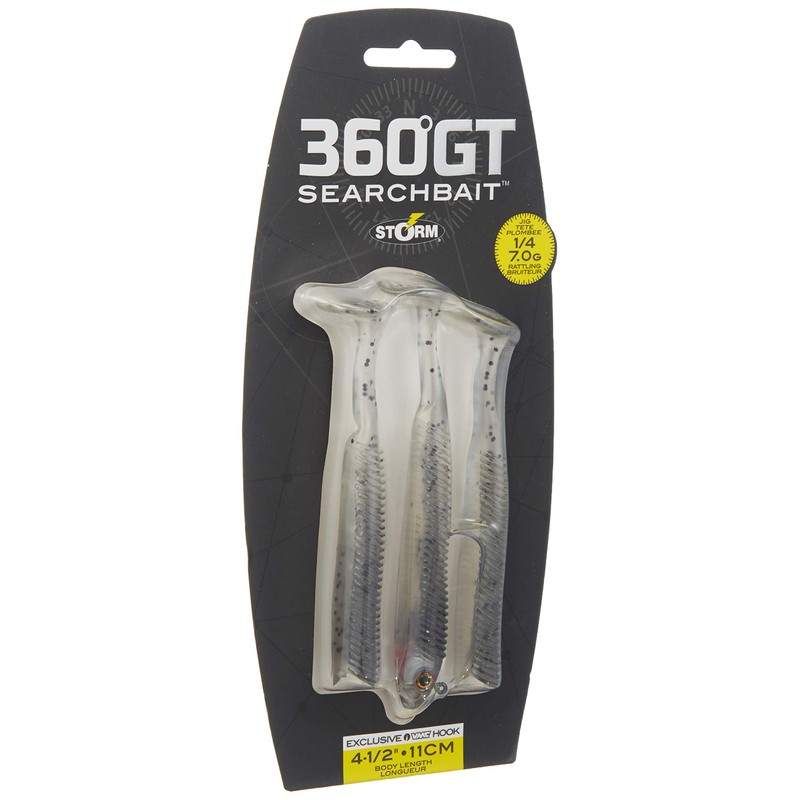 360GT Searchbait Minnow 3.5"- 1/8 oz Smokin' Ghost
