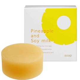Suzuki Herb Institute Pineapple Soy Milk Soap, 3.5 oz (100 g)