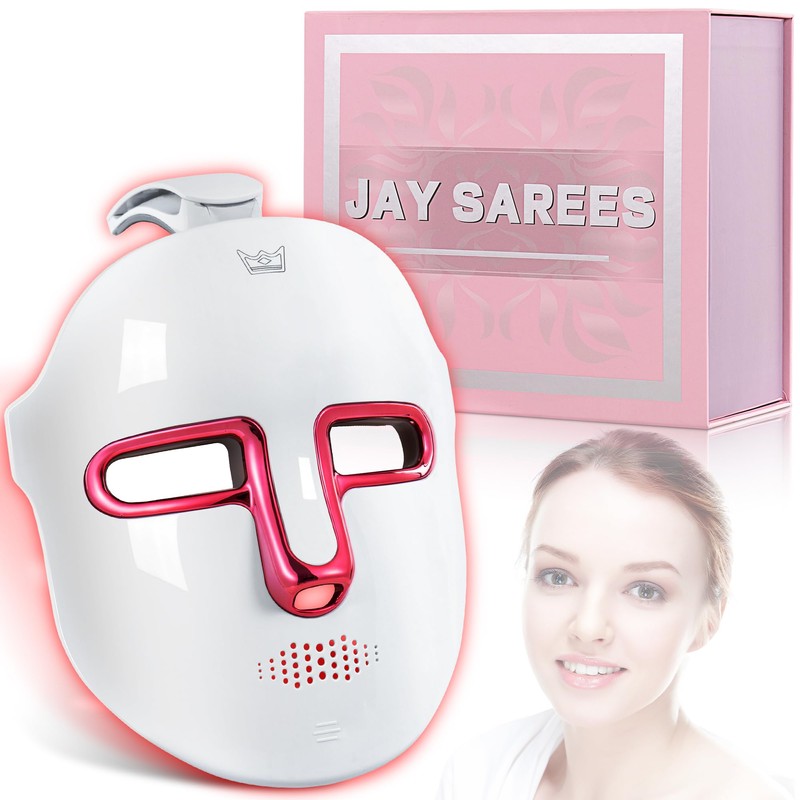 Terapia de luz roja para el rostro, máscara facial con