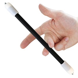 TOMZEGNA Penspinning Pens Travel Mod Pen Spinning Mods Spin Stick Nonslip Coated for Beginner, Black