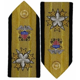 US NAVY SIX STARS ADMIRAL RANK SHOULDER BOARDS