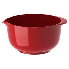 Rosti Margrethe Mixing Bowl, 4 Litres, Shatterproof Bowl, Baking Bowl, Yeast Dough Bowl with Good Handle, Recyclable Plastic Dough Bowl, Red