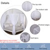Akiky Princess Canopy Bed Curtains Set Sheer Curtain for Twin