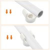 1/2 Inch PEX Water Pipe Clamps 100 Pcs, 16 mm