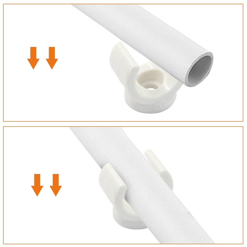 1/2 Inch PEX Water Pipe Clamps 100 Pcs, 16 mm