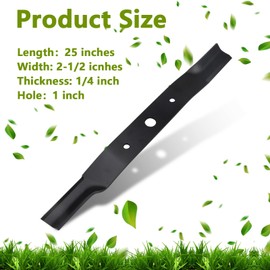 superbobi 3 Pack 890-172C Finishing Mower Blades Replacement for Landpride 72" Cut Finish Mower 91-456, 890172C, FDR1672, FDR2572, AT2572, AT2672