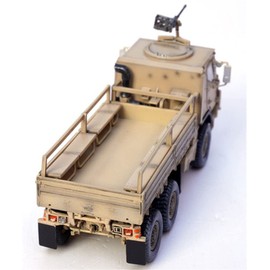 for Panzerkampf US FMTV M1083 Tactical Truck Armored Cab Sand 1:72 ABS Tank Pre-built Model