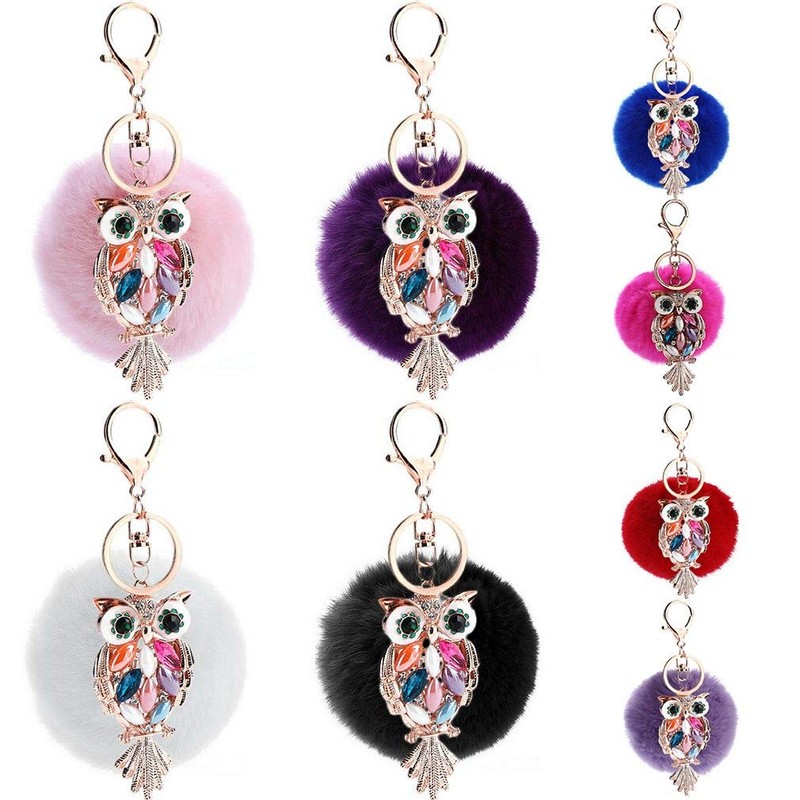 Xiang Ru Key Chain, Key Ring, Back Charm, Fur Charm,