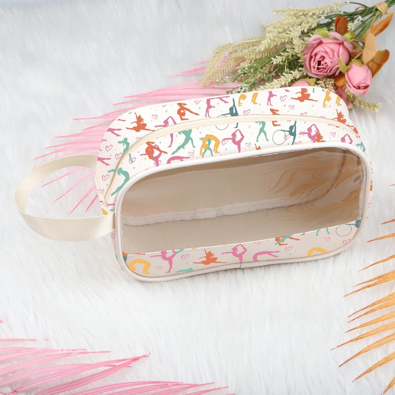 Gymnastics Clear Makeup Bag Gymnastics Lover Coach Gift Gymnast Travel