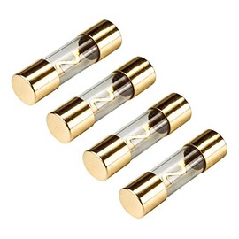 tomzz Audio 5800-014 Car AGU Fuse Glass 70 A 10 x 38 mm Gold-Plated Contacts Pack of 4