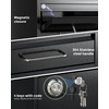 LAND·VOI Mailbox for Outside Wall Mount, Heavy Duty Rustproof, Anti-Theft