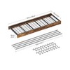 CHOEZON Hanging Pot Rack, Ceiling Wall Mounted Pot Rack for