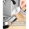 Espresso Machines 20 Bar with LED Touchscreen, Adjustable Temperature(185~203°F) Timing(25~60s),