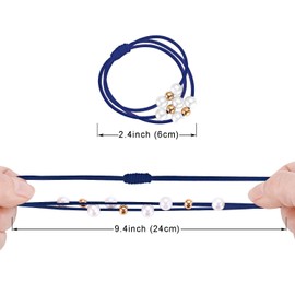 20 Pcs Hair Ties Hair Ring with Beads Hair Bands Ropes Hair Elastic Bracelet Ponytail Holder Korean Hair Accessories for Women Ladies and Girls(Mixed Colors)