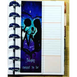 Handmade Nightmare Before Xmas Short DASHBOARD for use with the MINI Happy Planner