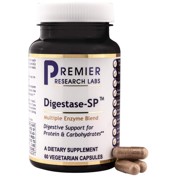 Premier Research Labs Digestase-SP TM, 60 Capsules, Vegan Product -